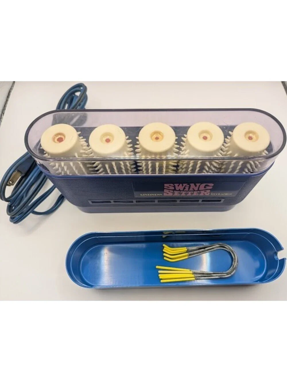 VTG Clairol Kindness Swing Setter Hot Rollers Model K-5 Denmark 1968 Tested/Work